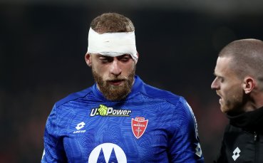 Вратарят на Монца пусна ужасяваща снимка след травмата си