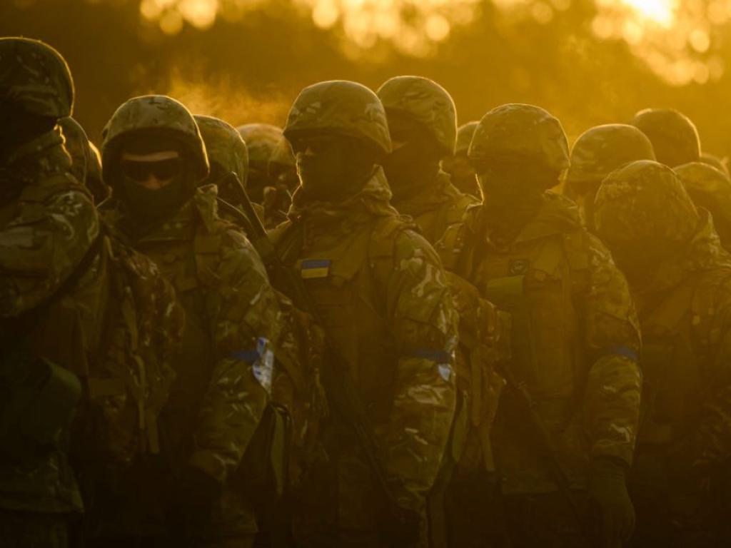 Главнокомандващият украинските въоръжени сили Олександър Сирски и министърът на отбраната