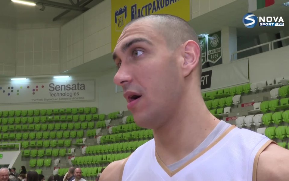 Националът ни по баскетбол Георги Боянов също говори след победата