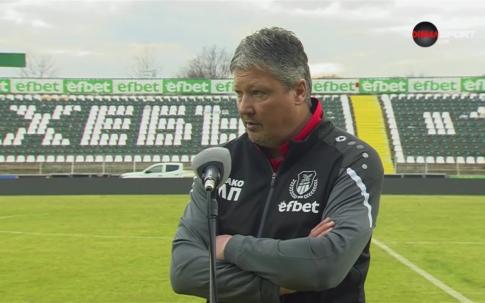 Наставникът на Хебър Пазарджик – Любослав Пенев, бе много доволен