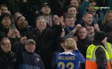 Конър Галахър вкара победния гол за Челси срещу Лийдс в