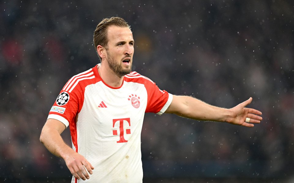 Нападателят на Байерн Мюнхен Хари Кейн вкара два гола при