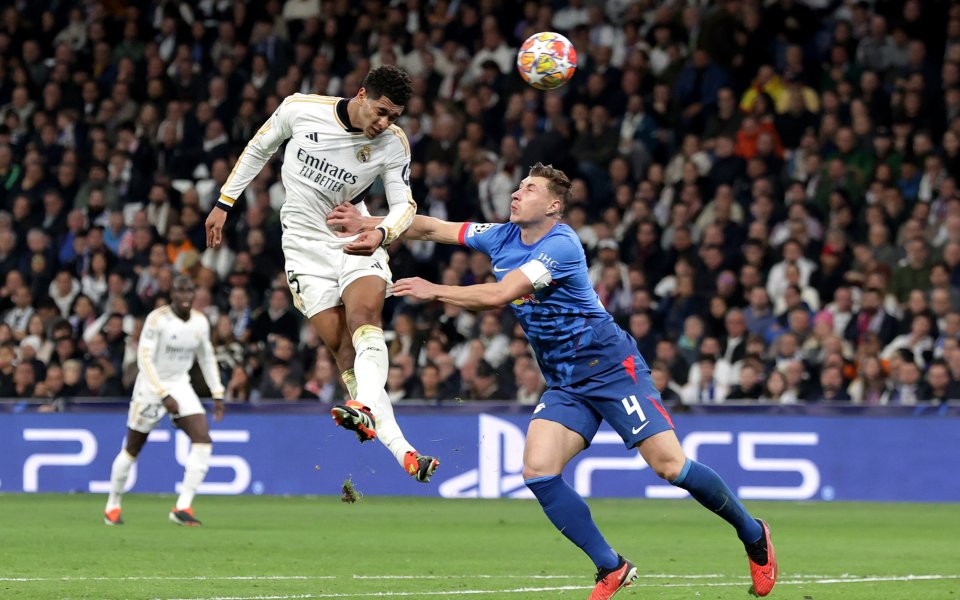 Реал Мадрид и РБ Лайпциг играят при резултат 1:1 в мач-реванш от