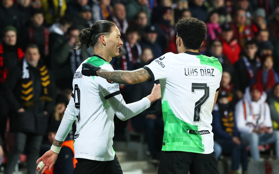 Отборът на Ливърпул приема Спарта Прага в мач-реванш от 1/8-финалите