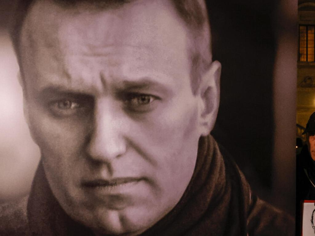 Противникът на Путин Алексей Навални е бил здраво вързан за