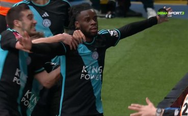 Лестър изравни на Челси със страхотен гол (видео)