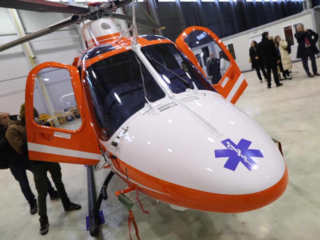 Хеликоптерът за спешна медицинска помощ по въздух ще направи първи
