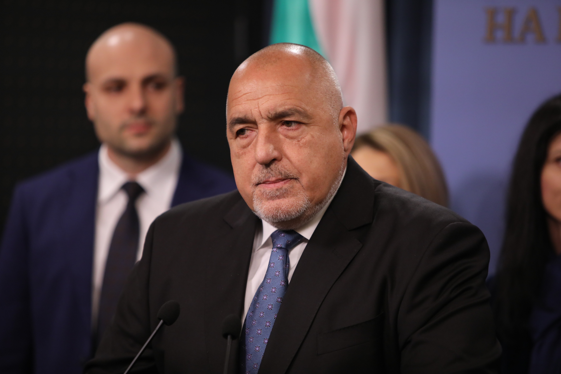 <p>ГЕРБ с извънреден брифинг в НС</p>