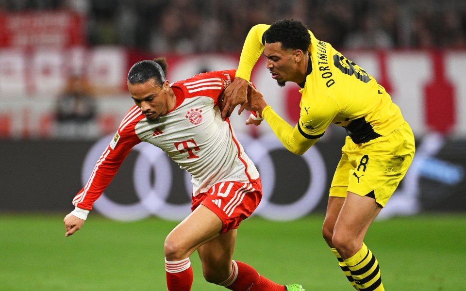Байерн Мюнхен и Борусия Дортмунд играят при 0:2 в голямото дерби на