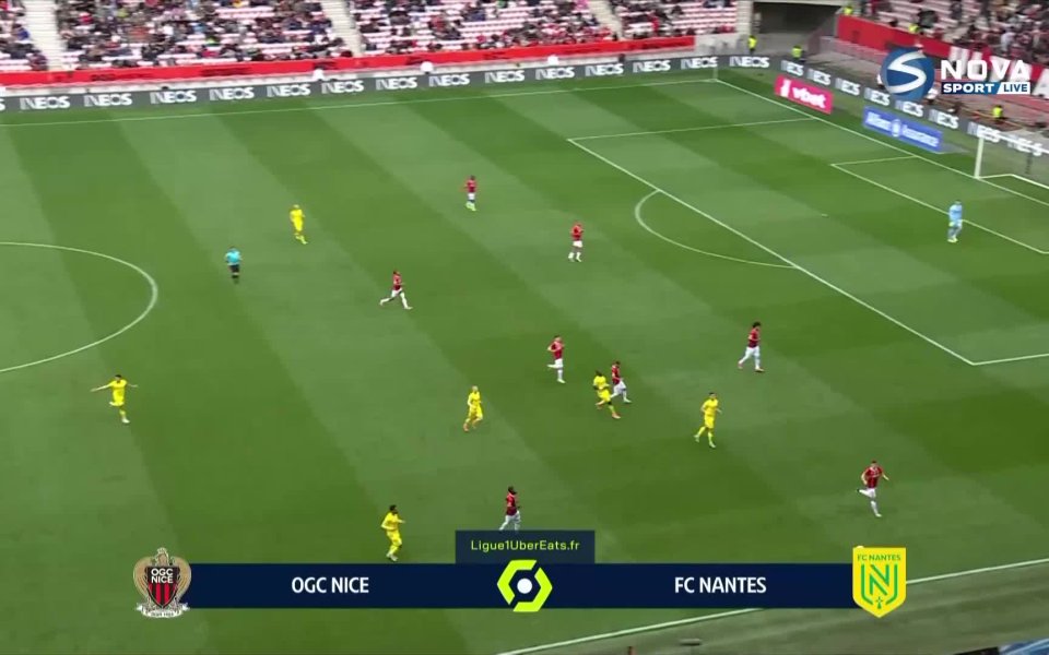 Нант спечели гостуването си срещу Ница с 2:1, като по