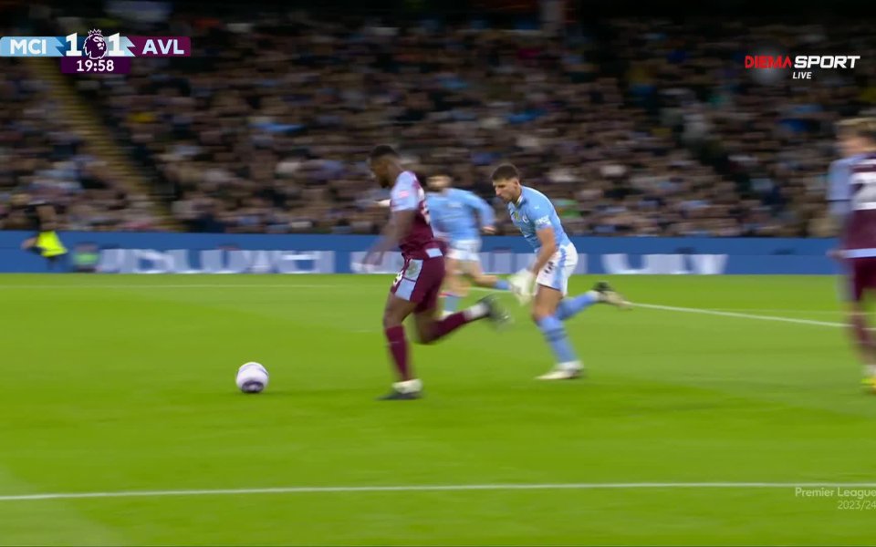 Астън Вила обаче бързо погледна в предни позиции и изравни