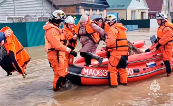 Извънредно положение в руската Оренбургска област заради големи наводнения