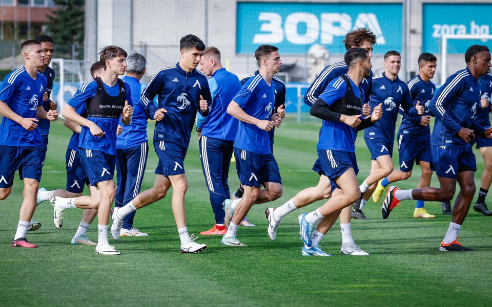 Левски с последна тренировка преди дербито с ЦСКА
