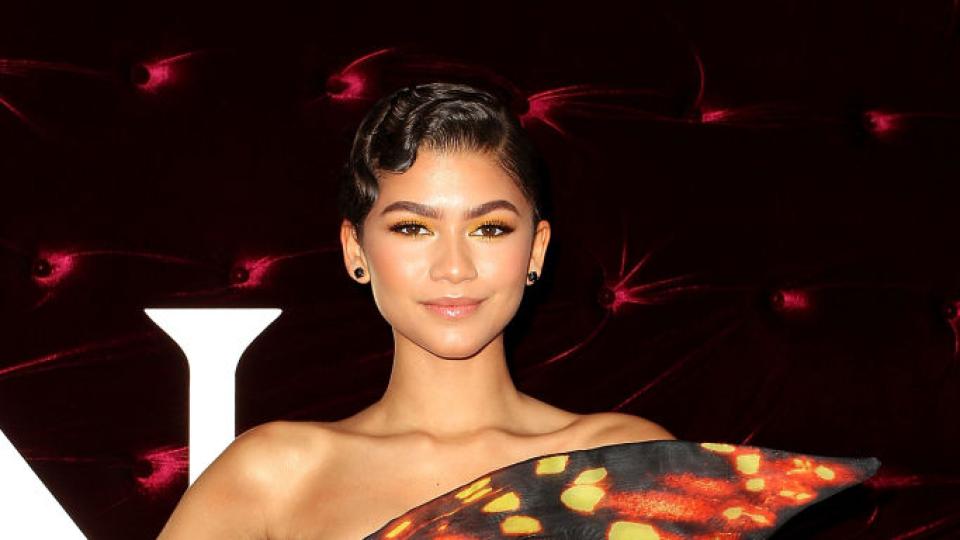 На 2 септември Зендая сподели мила ретро снимка от детските