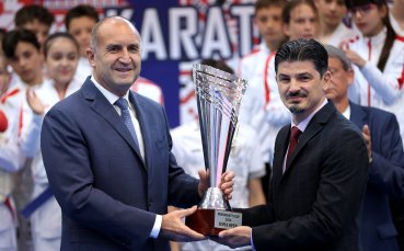 Държавният глава Румен Радев откри международния турнир Sofia Karate Open