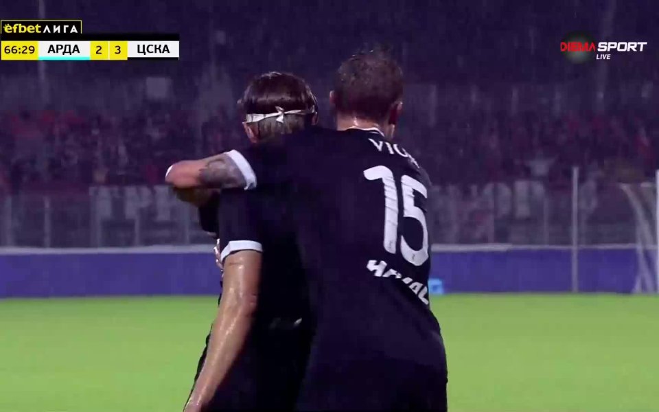 ЦСКА обърна резултата в своя полза за 3:2 като гост