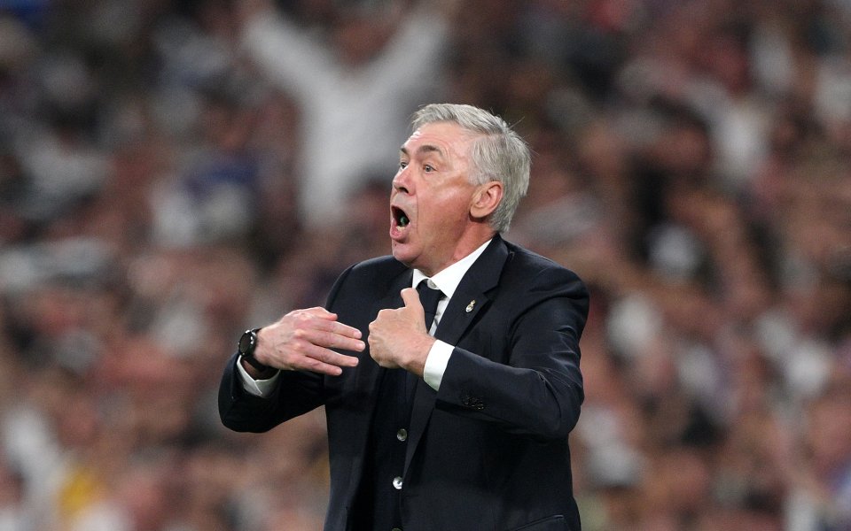 Треньорът на Реал Мадрид Карло Анчелоти бе във възторг след