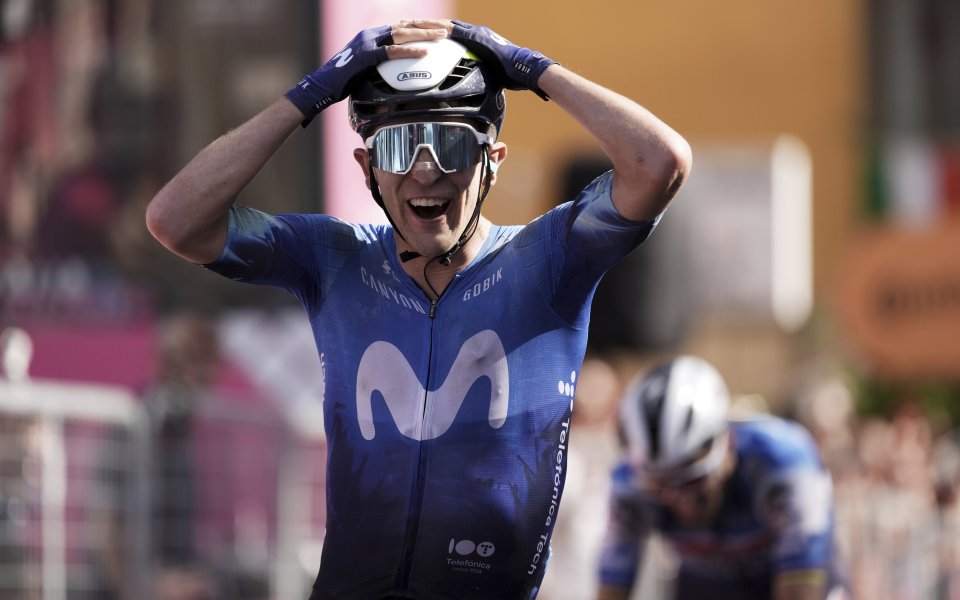 Испанецът Пелайо Санчес от отбора на Мовистар спечели шестия етап