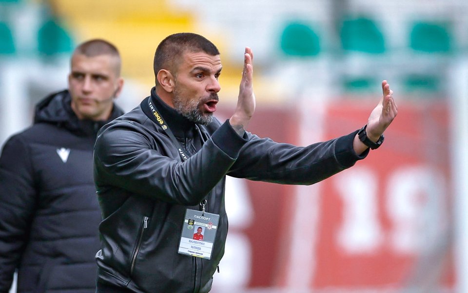 Старши треньорът на ЦСКА 1948 - Валентин Илиев, сподели вижданията