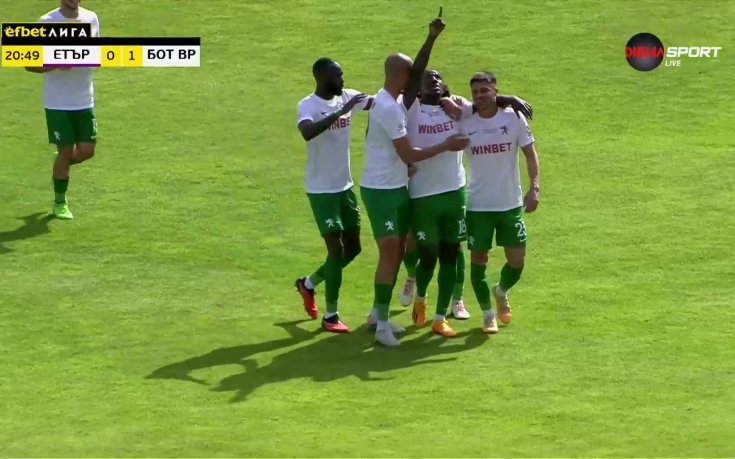 Диого Барбоса разпечата вратата на Етър и даде аванс на Ботев Враца (видео)