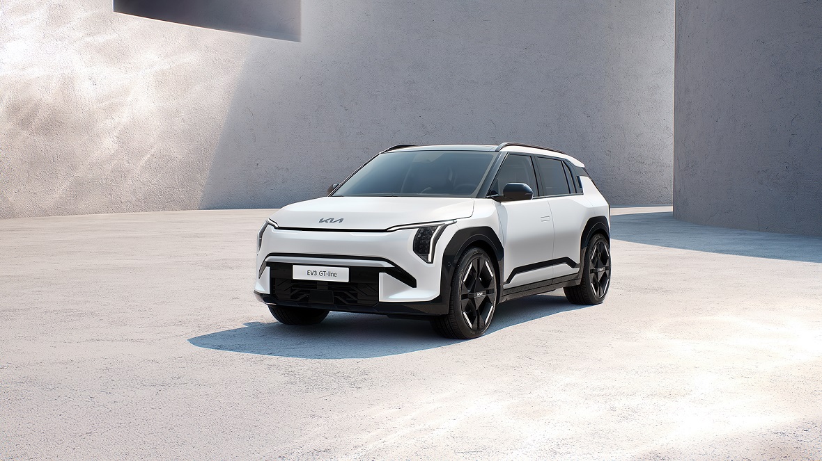 Kia EV3 е най-бюджетният електромобил на марката, предлага до 600 км на ток