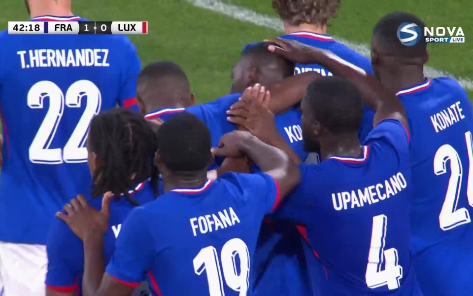 Франция - Люксембруг 3:0 /репортаж/