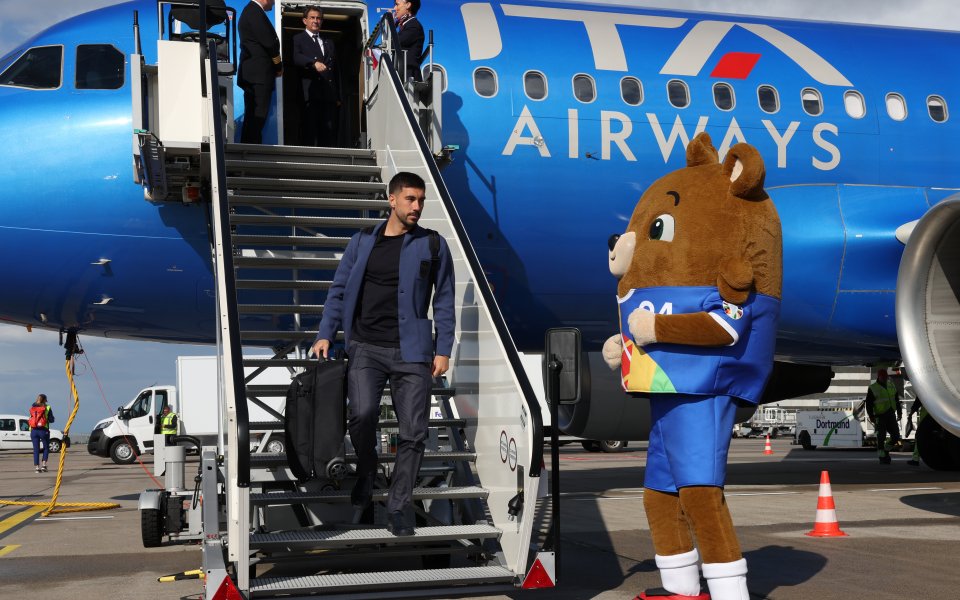 Италианците пристигнаха в Германия със стил