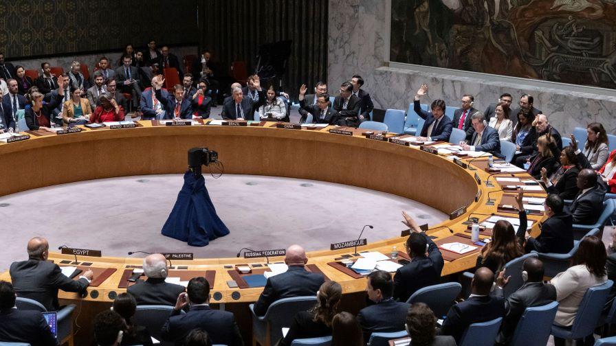 Съветът за сигурност на ООН прие плана на САЩ за примирие между Израел и "Хамас"