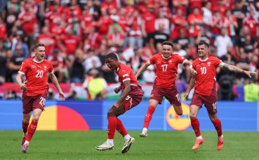 Унгария и Швейцария играят при резултат 1 3 в мач