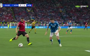 Най-бързият гол в историята на UEFA EURO е факт - Италия страда (видео)