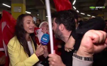 Щастливите фенове на Турция след победата срещу Грузия (видео)