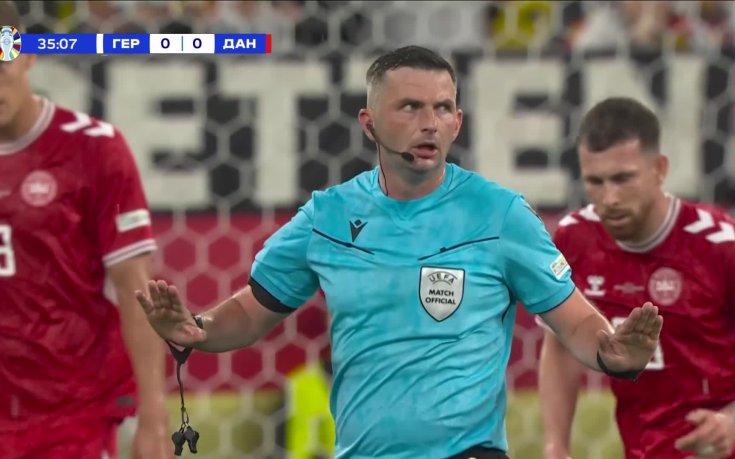 Германия - Дания 0:0 /първо полувреме/