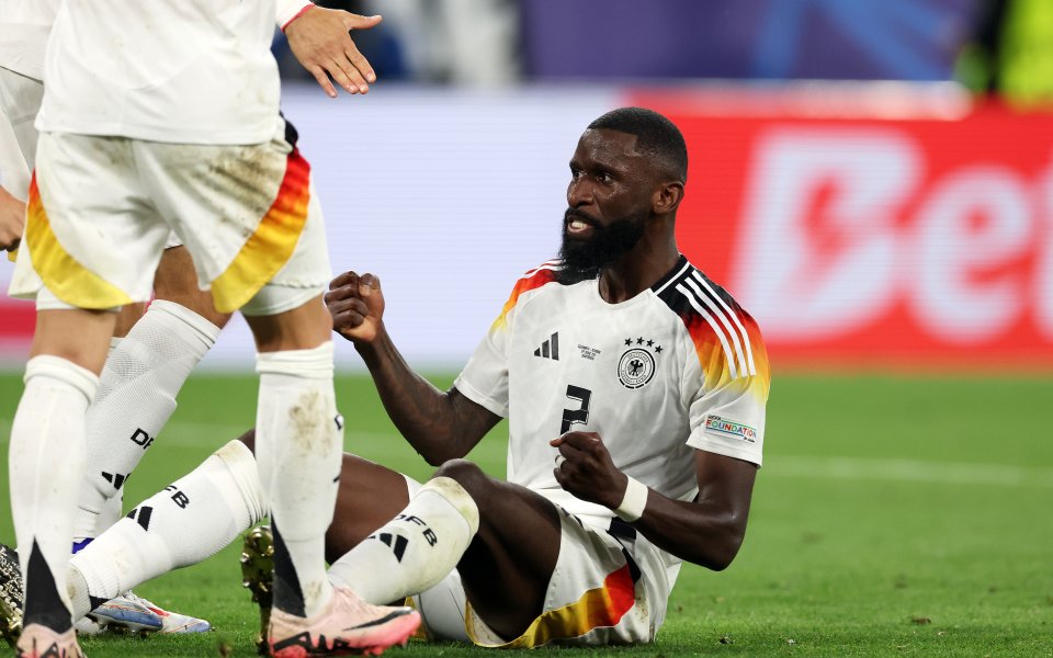 Защитникът на Германия - Антонио Рюдигер, нямаше как да скрие