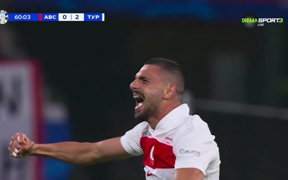 Турция удвои преднината си срещу Австрия в 59-ата минута на двубоя