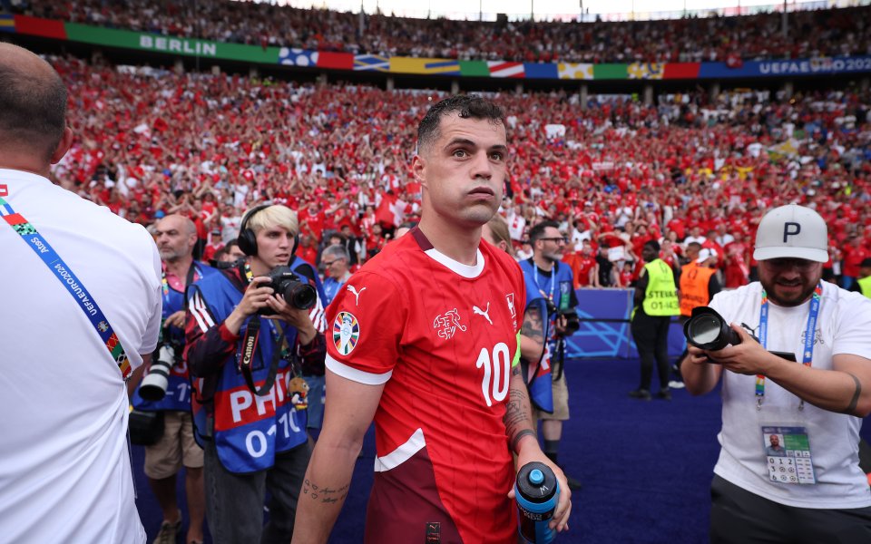 Капитанът и най-добър футболист в Швейцария – Гранит Джака, не