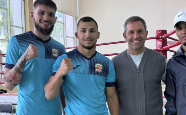 Красимир Инински посети тренировка на националите по бокс