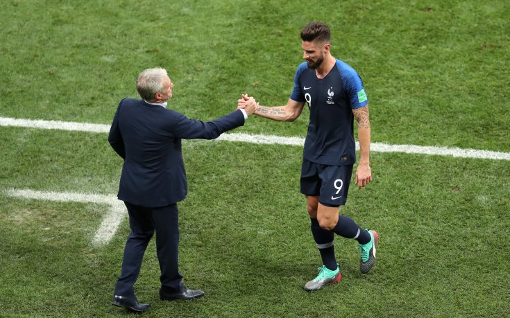 Дешан с ласкави думи за Оливие Жиру