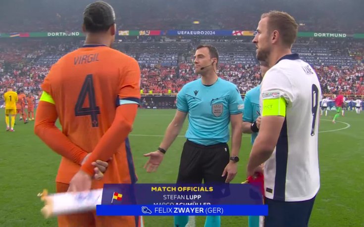 Нидерландия - Англия, съставите