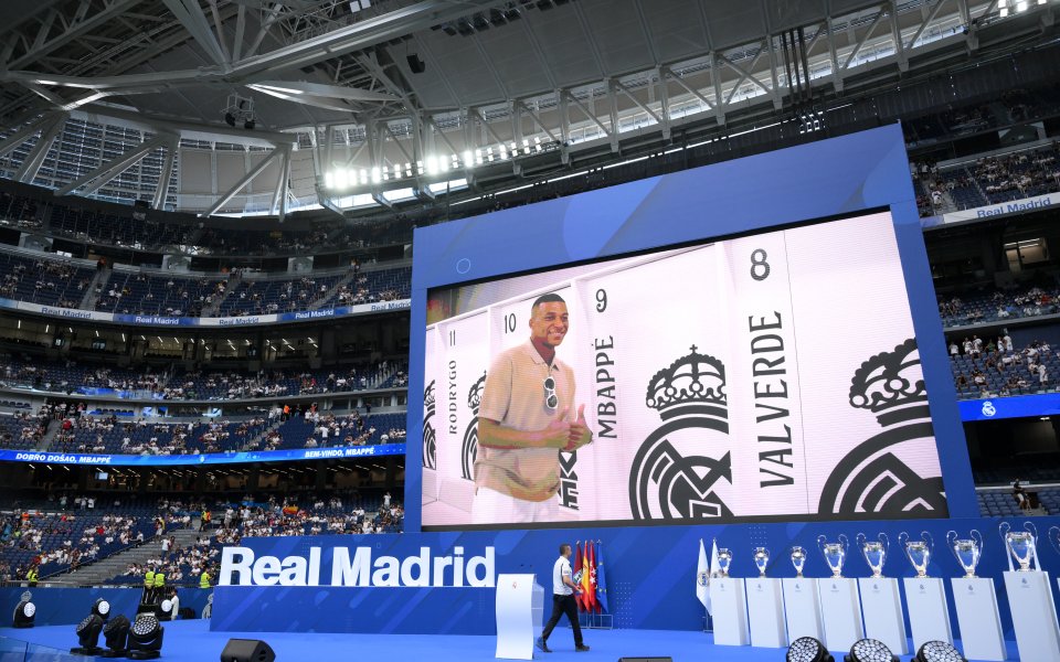 Реал Мадрид представи Килиан Мбапе