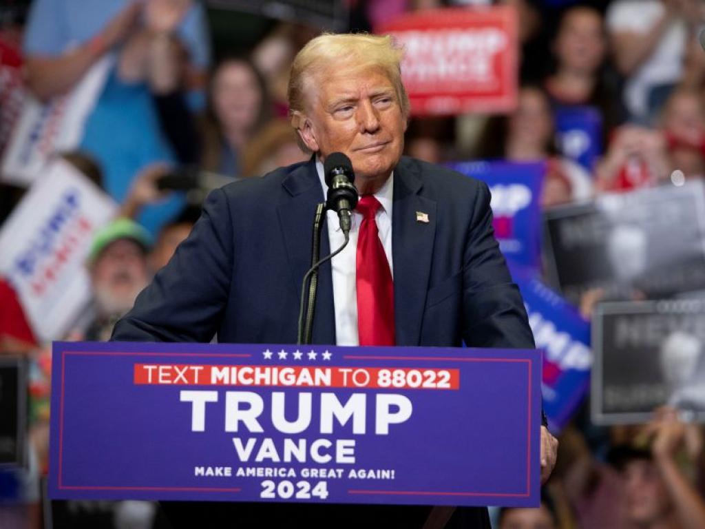 Кандидатът за президент на САЩ от Републиканската партия Доналд Тръмп