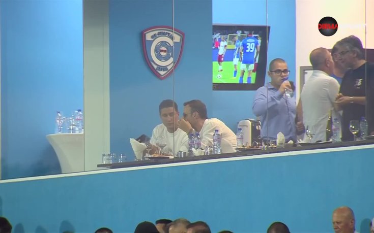 Бербатов във ВИП ложата на 