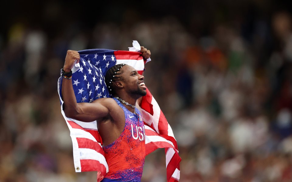 Новият олимпийски шампион в спринта на 100 метра Ноа Лайлс