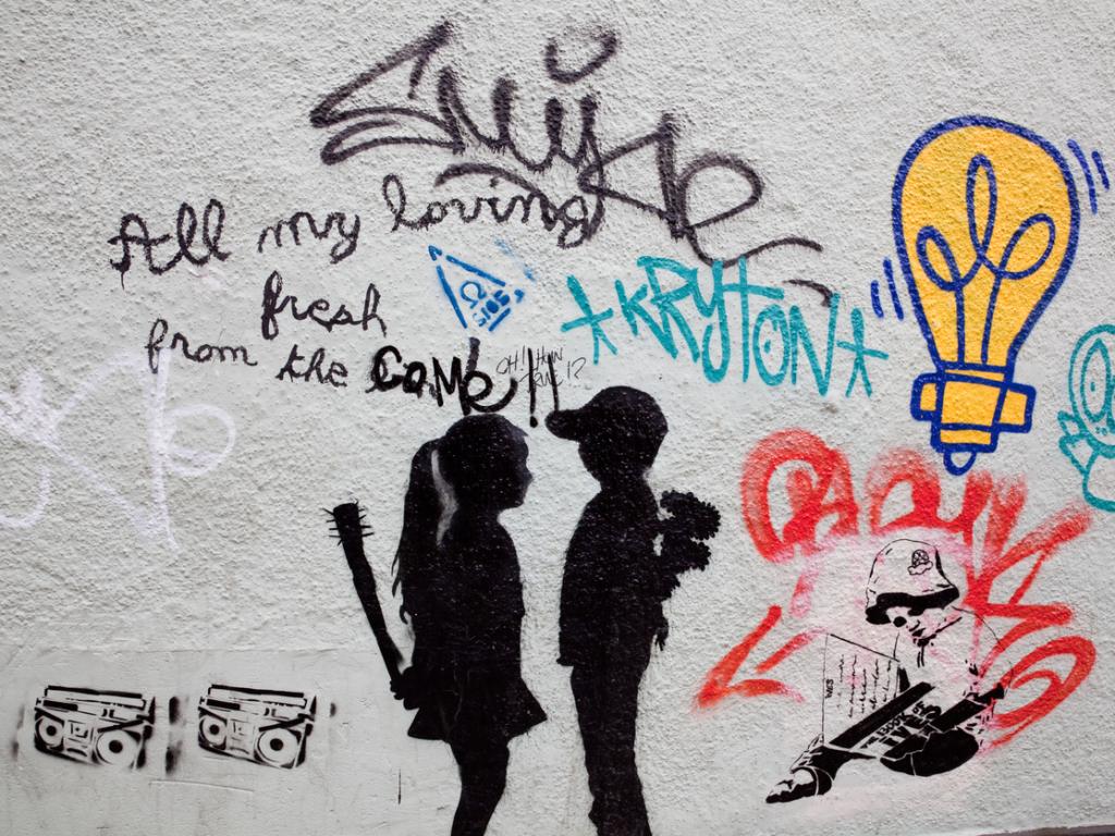 Пети стенопис на Банкси се появи над магазин за риба