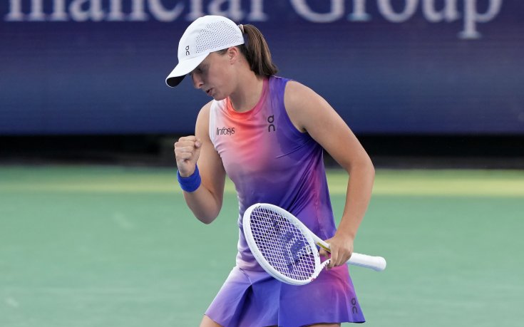 Ига Швьонтек се потруди здраво срещу французойка на старта в Синсинати