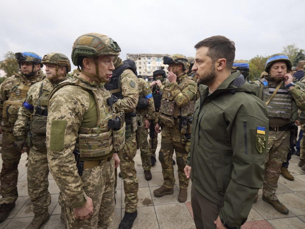 Командващият Въоръжените сили на Украйна Олександър Сирски съобщи днес че