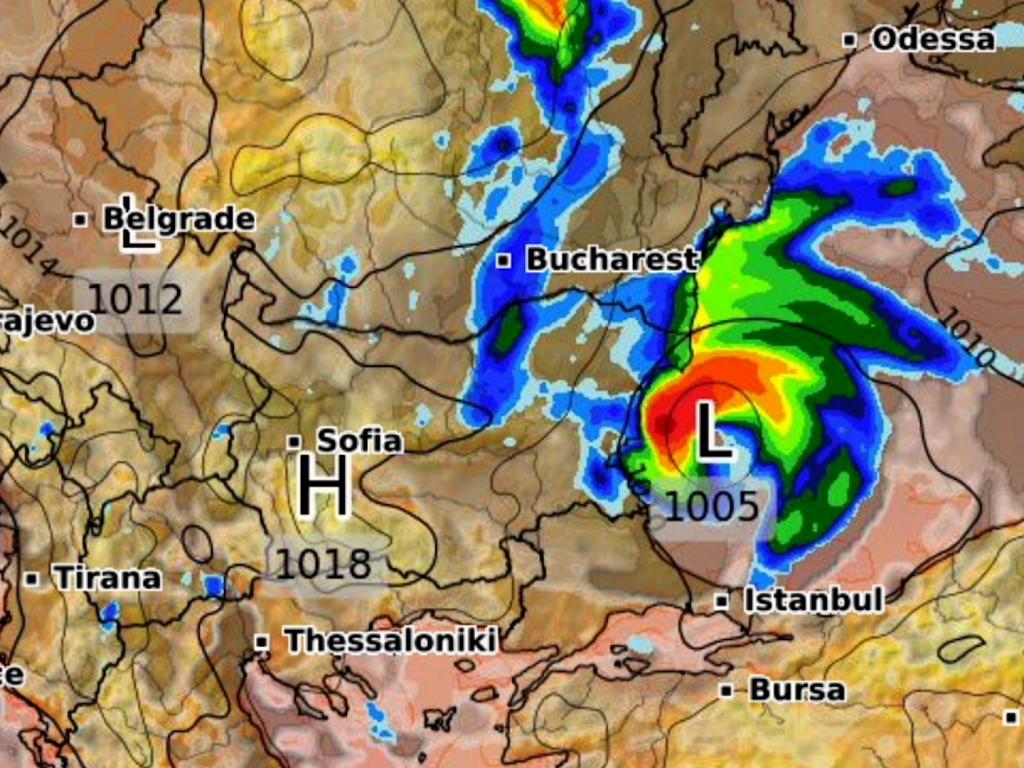 Бурно време в края на август