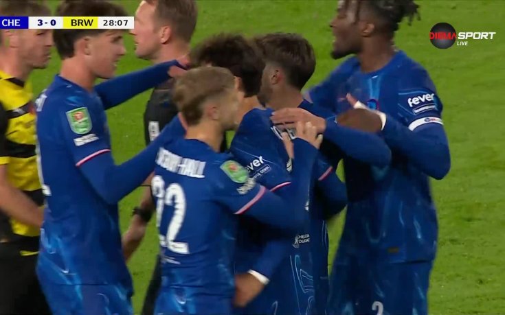 Челси вкара страхотен гол на Бароу за 3:0