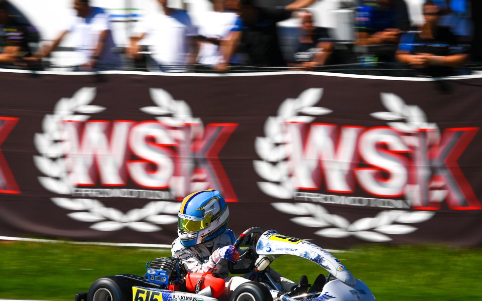 Алекс Лазарус се класира в топ 20 на WSK Euro Series