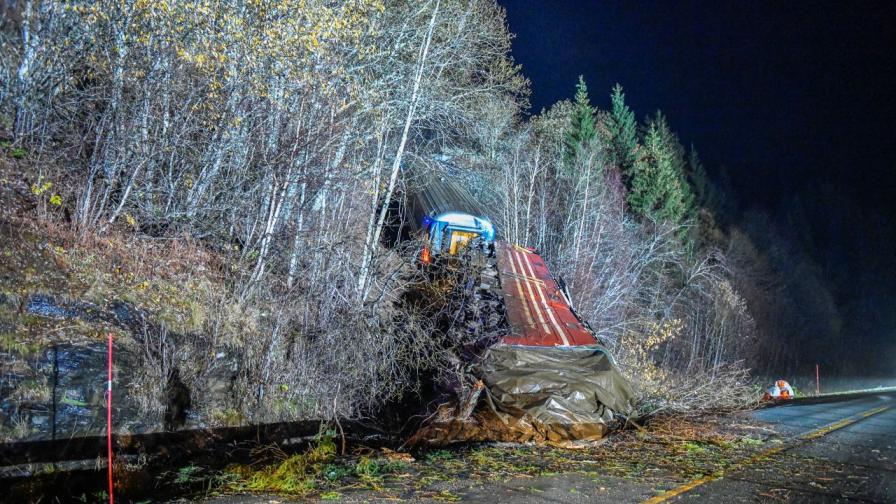 Влак дерайлира в Северна Норвегия