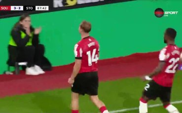 Джеймс Бри с късен гол за Саутхемптън